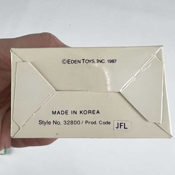 EDEN Paddington Bear VTG Bath Tub Puzzle 80s 90s Mini Jointed Figure Bag Korea - Picture 10 of 11